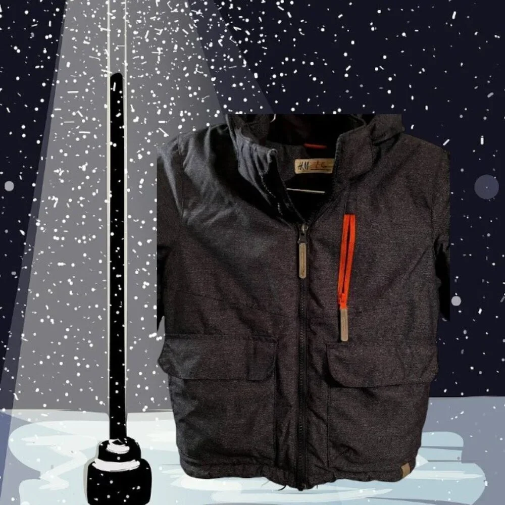 H&M Hooded Winter Coat